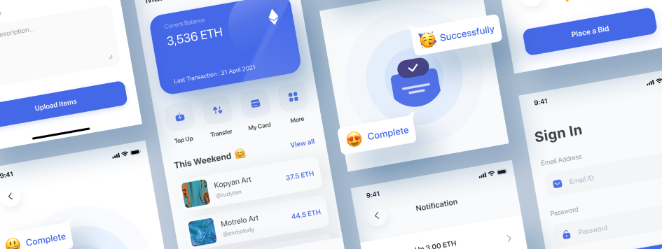 Crypto app project preview